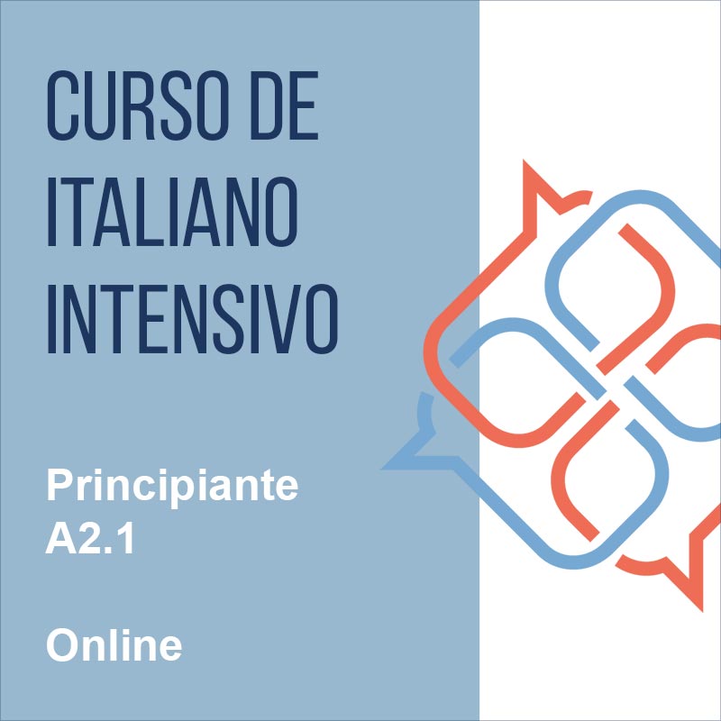 Curso italiano intensivo online Principiante A2.1